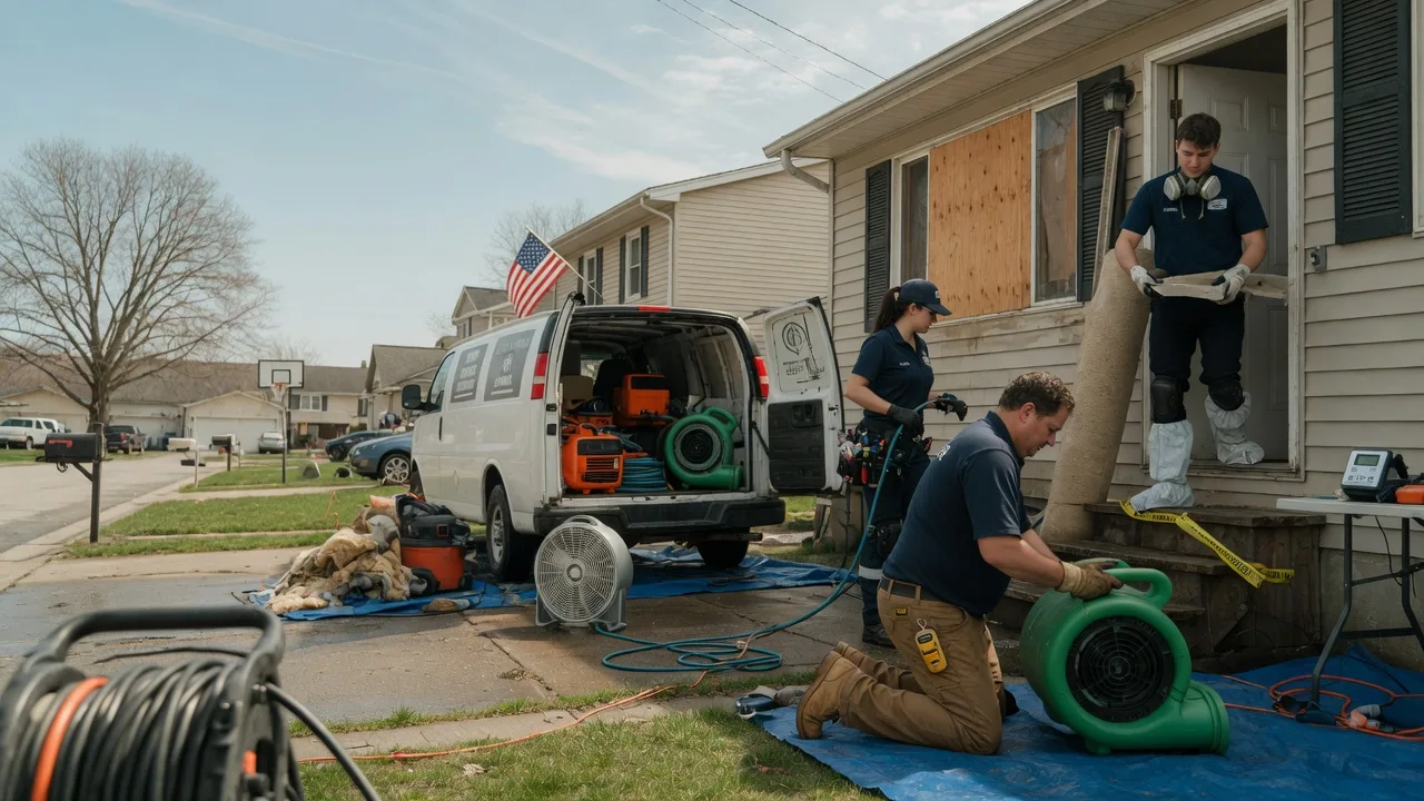 Water Damage Restoration in England, AR near me